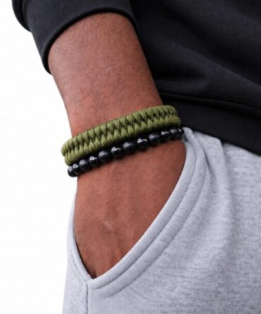 Green Cotton Bracelet