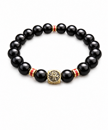 Black Onyx & gold